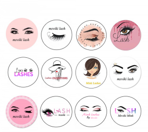 Lashes logo custom lash boxes