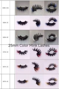 Wholesale Coloer Mink Lashes