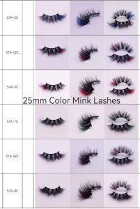 Wholesale Coloer Mink Lashes