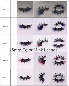 Wholesale Coloer Mink Lashes