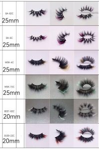 Wholesale Coloer Mink Lashes