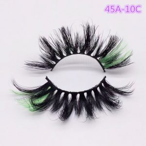 25mm color lashes 45A-10C