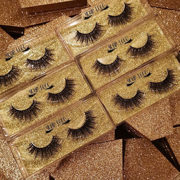 25mm mink strip lashes